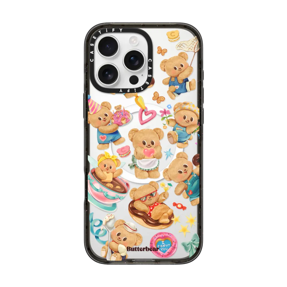 Butterbear Stickermania Case with MagSafe