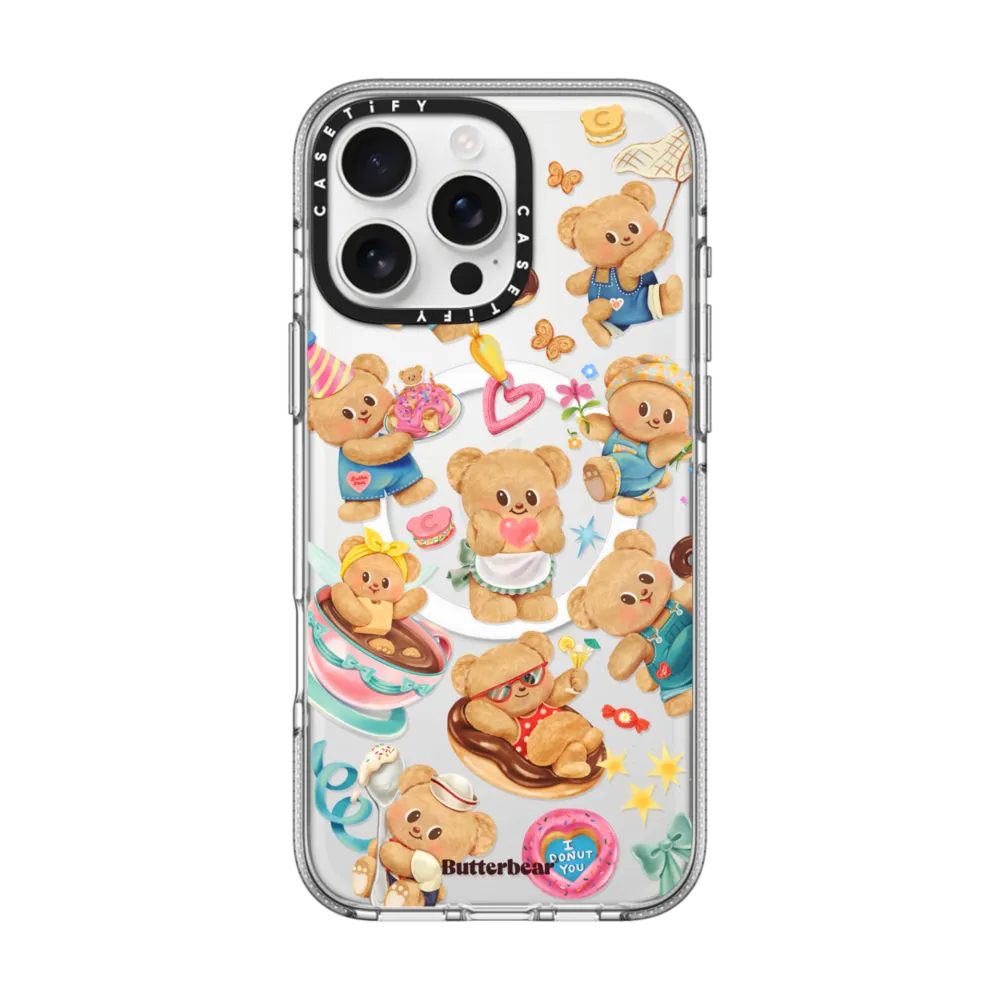 Butterbear Stickermania Case with MagSafe