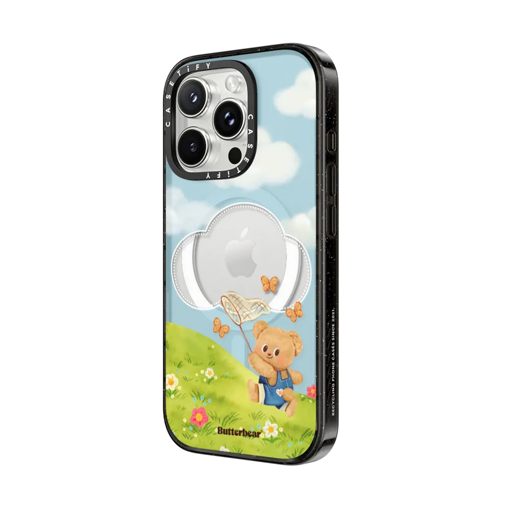 Butterbear Butterfly Chase Case with MagSafe