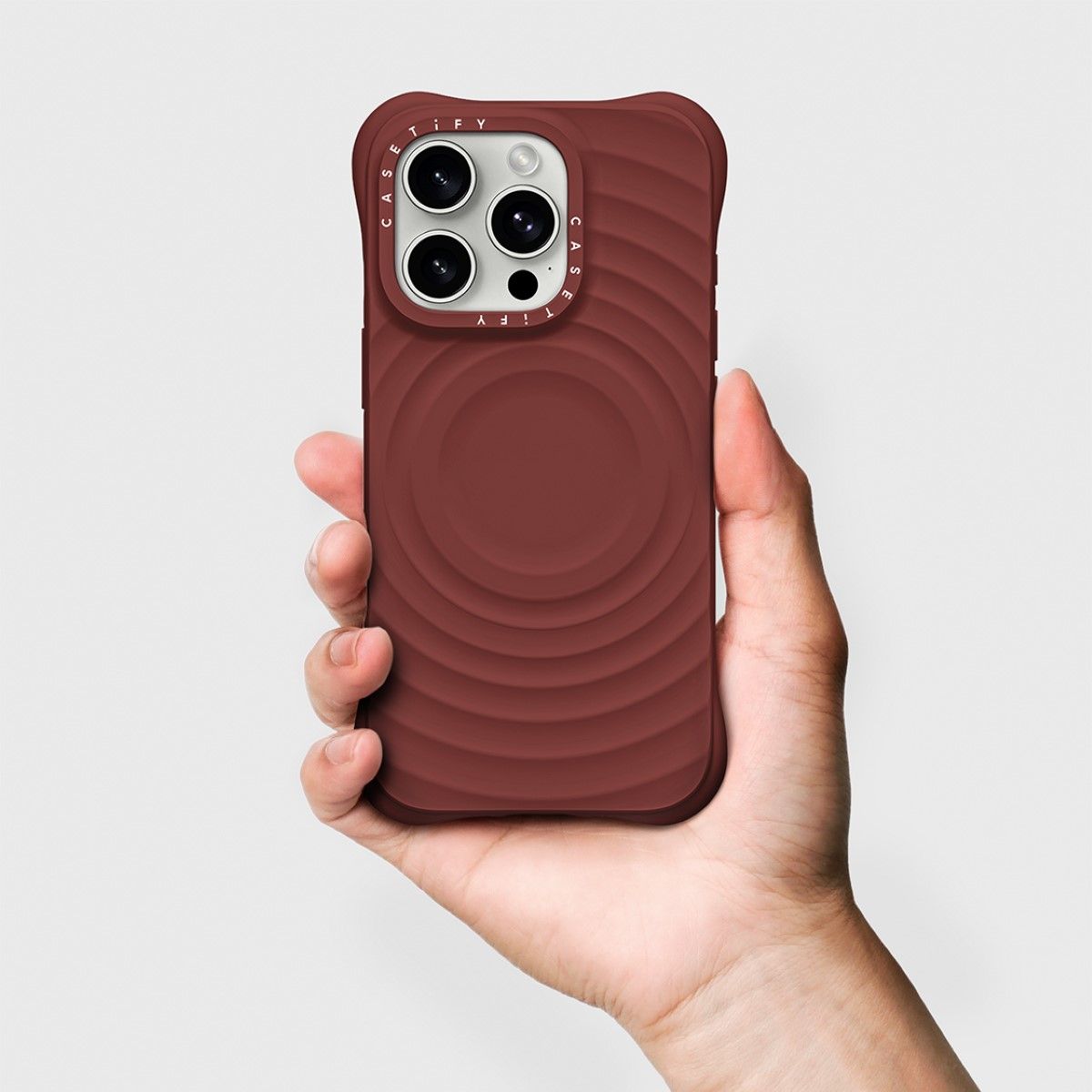 Ripple Case - Dark Cherry with Magsafe