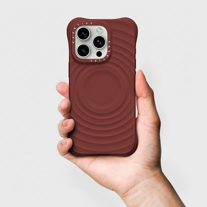Ripple Case - Dark Cherry with Magsafe