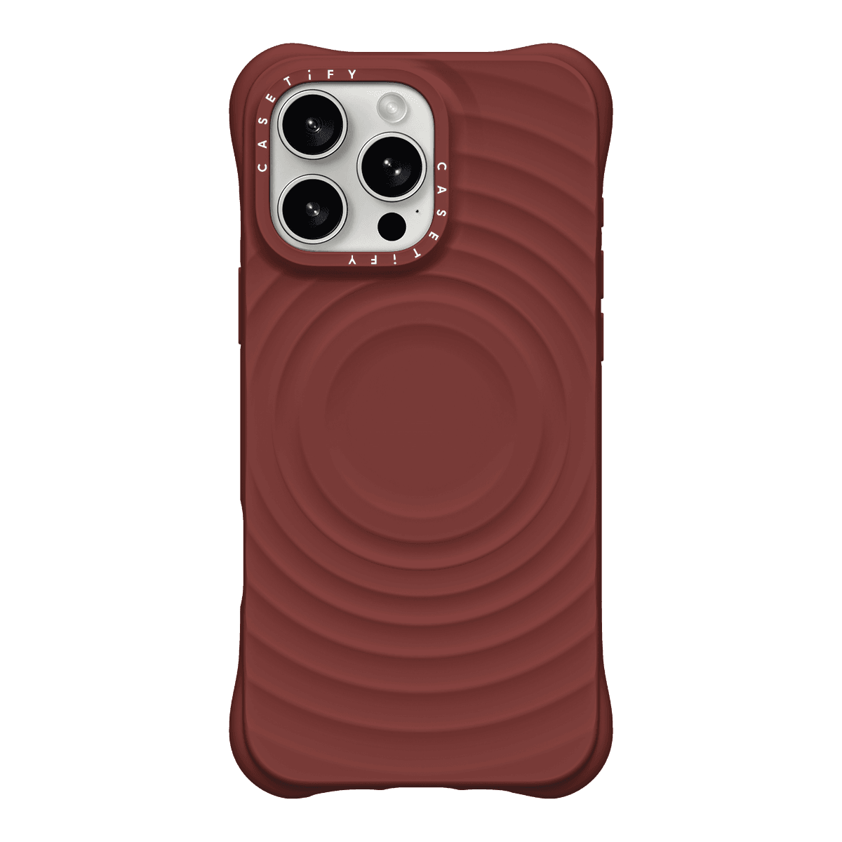 Ripple Case - Dark Cherry with Magsafe